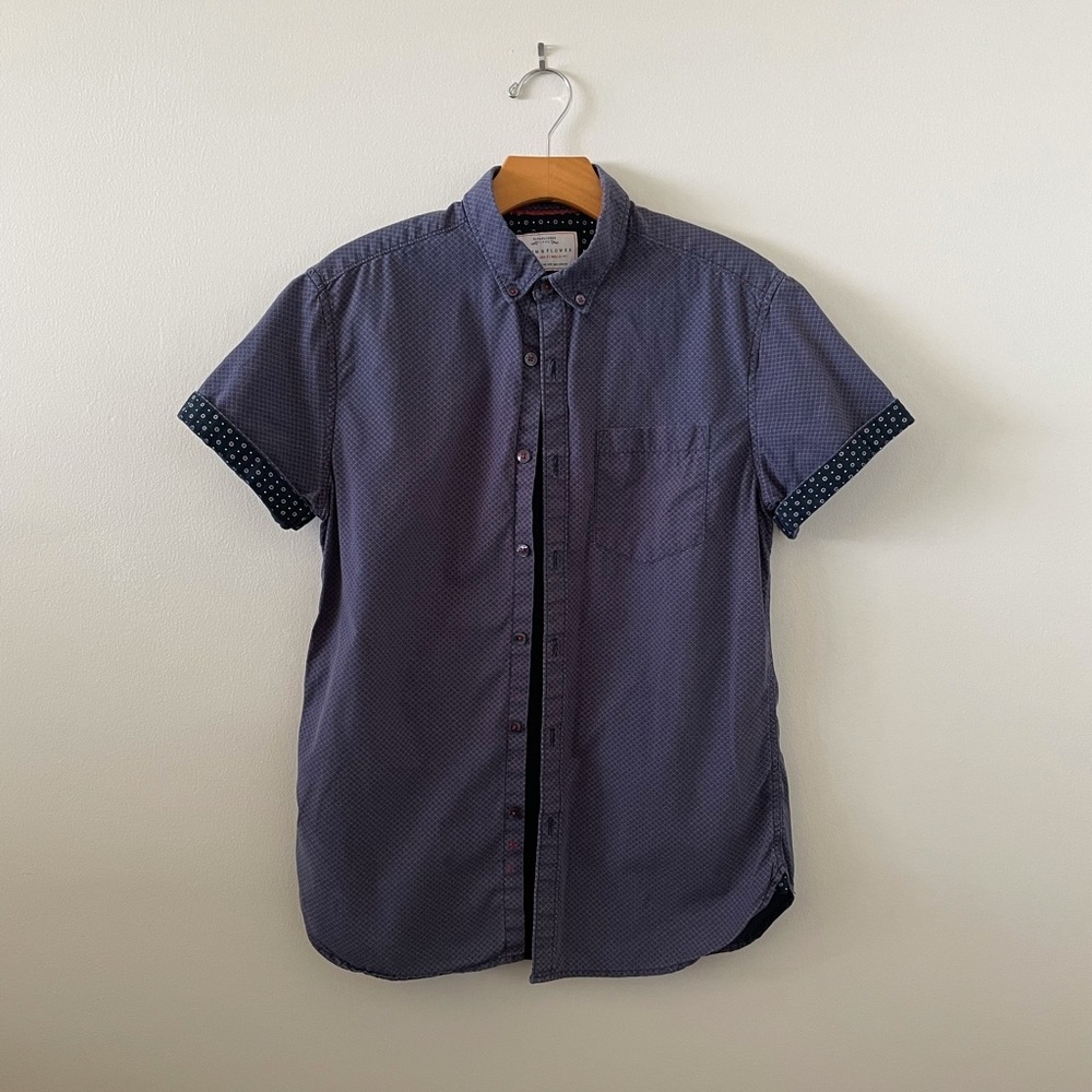 Denim & Flower Blue button down